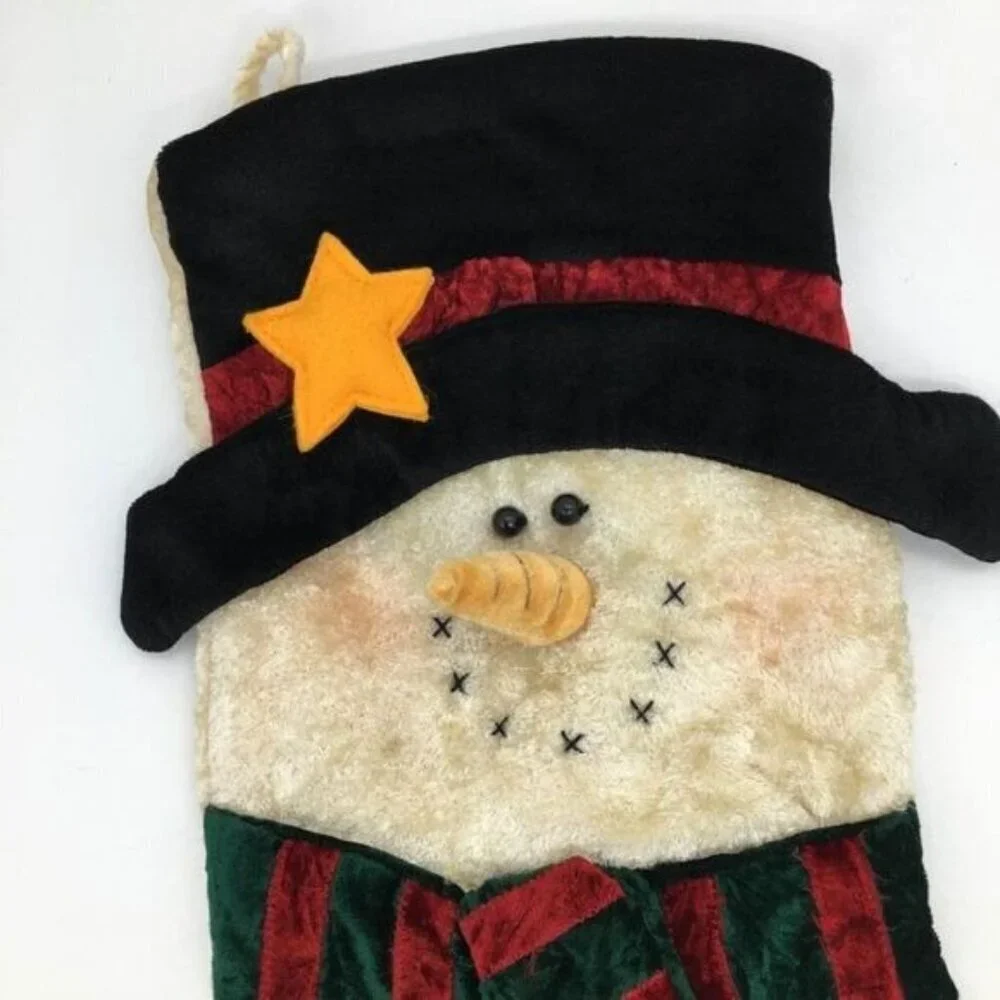 Snowman Stocking Christmas Frosty 17”
